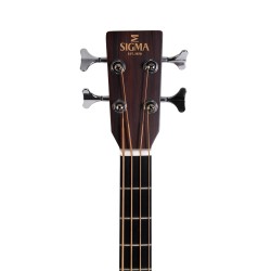 Sigma Guitars BME J-14 Fret Solid Top Sitka Spruce Semi-Acoustic Bass - 4 String