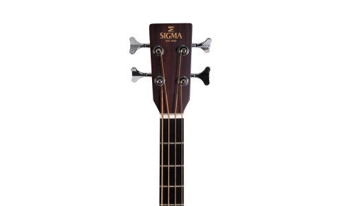 Sigma Guitars BME J-14 Fret Solid Top Sitka Spruce Semi-Acoustic Bass - 4 String