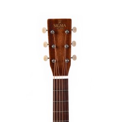 Sigma Guitars DM-15E-AGED D-14 Fret Solid Mahogany Semi-Acoustic Guitar - Distressed Satin