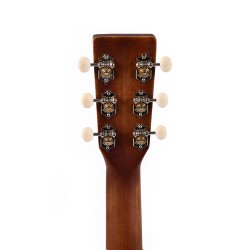 Sigma Guitars DM-15E-AGED D-14 Fret Solid Mahogany Semi-Acoustic Guitar - Distressed Satin