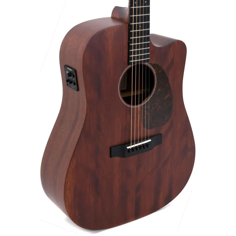 Sigma DMC-15E Cutaway Semi Acoustic Guitar - Mahogany Satin_B stock Sigma DMC-15E Cutaway Semi Acoustic Guitar - Mahogany Satin_B stock
