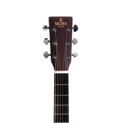 Sigma DMC-15E Guitars  D-14 Fret, Cutaway Semi Acoustic Guitar - Mahogany Satin