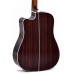 Sigma Guitars DTC-1E-SB D-14 Fret Solid Top Sitka Spruce Cutaway Semi-Acoustic Guitar - High Gloss Vintage Sunburst