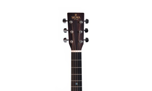 Sigma Guitars DTC-1E-SB D-14 Fret Solid Top Sitka Spruce Cutaway Semi-Acoustic Guitar - High Gloss Vintage Sunburst