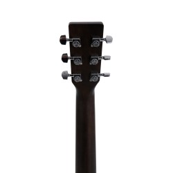 Sigma Guitars GMC-STE-BKB Grand OM-14 Fret Solid Top Sitka Spruce Cutaway Semi-Acoustic Guitar - Black Burst