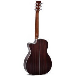 Sigma OMTC-1E-SB Guitar 000-14 Fret, Cutaway Semi Acoustic Guitar - Polished Gloss with Sunburst