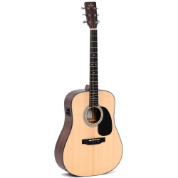 Sigma SDM-STE Guitars D-14 Fret Solid Semi Acoustic Guitar - Satin