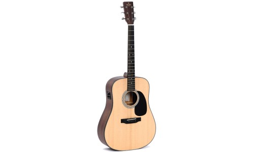 Sigma SDM-STE Guitars D-14 Fret Solid Semi Acoustic Guitar - Satin