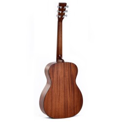 Sigma Guitars SOMM-STE OM-14 Fret Solid Top Sitka Spruce Semi-Acoustic Guitar - Natural