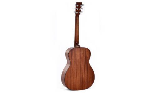 Sigma Guitars SOMM-STE OM-14 Fret Solid Top Sitka Spruce Semi-Acoustic Guitar - Natural