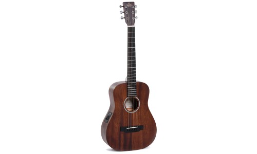 Sigma Guitars TM-15E Solid Semi Acoustic Travel Guitar - Satin