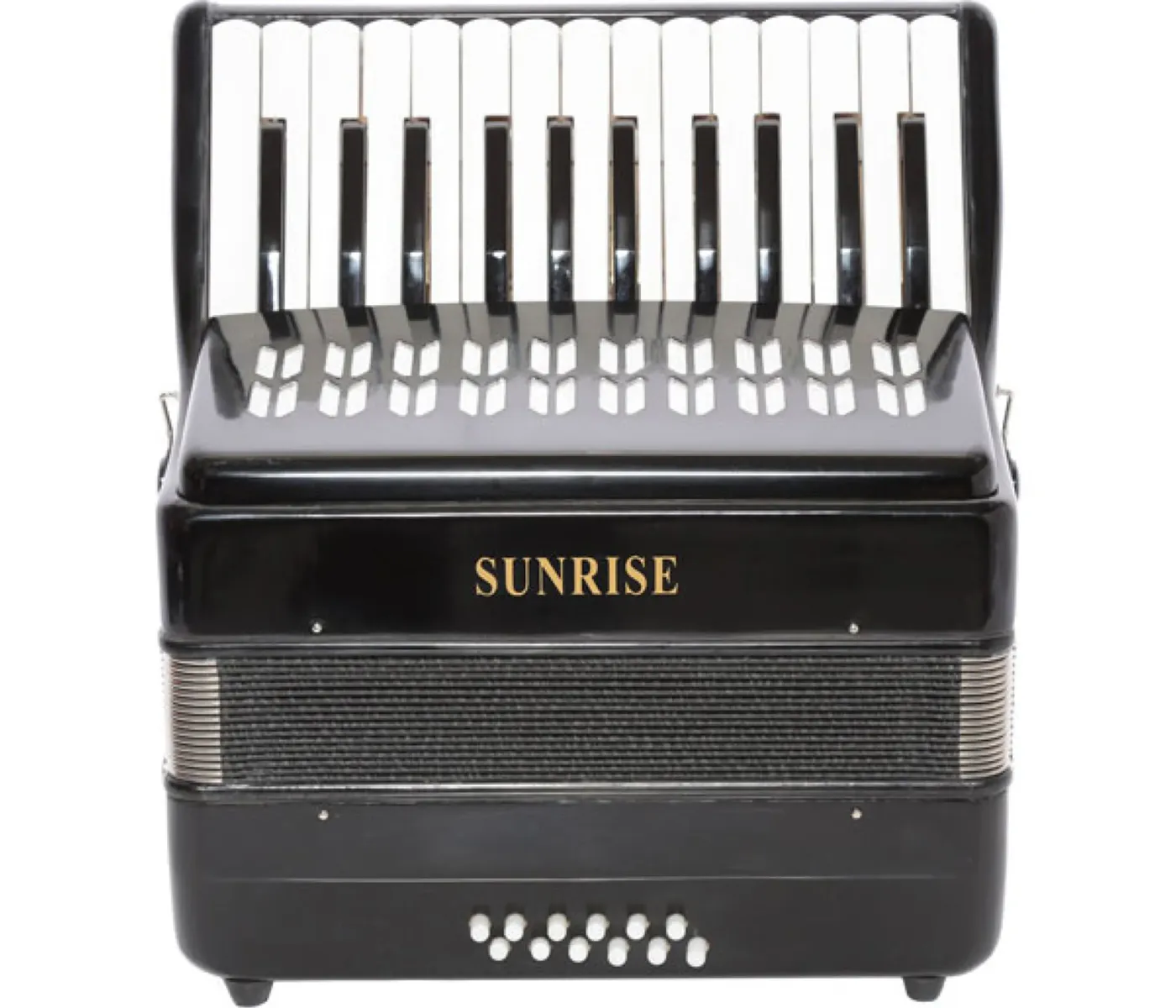Sunrise 1302- Accordion 12 Bass - Black Color