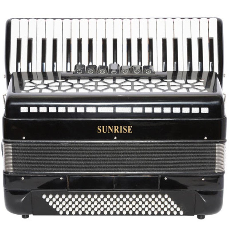 Sunrise 1311A Accordion 120 Bass - Black Color