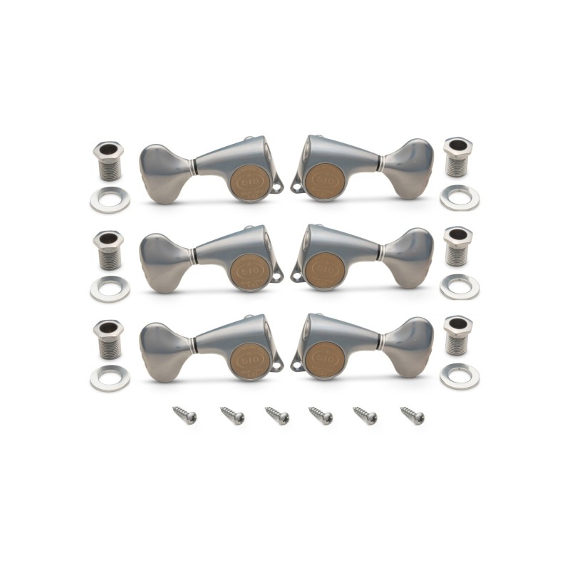 Taylor Gotoh Tuners Set 21:1 - 6-String - Antique Chrome