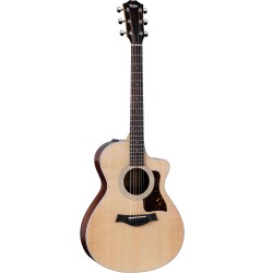 Taylor 212ce Grand Concert Acoustic-electric Guitar - Layered Rosewood Back and Sides - Natural