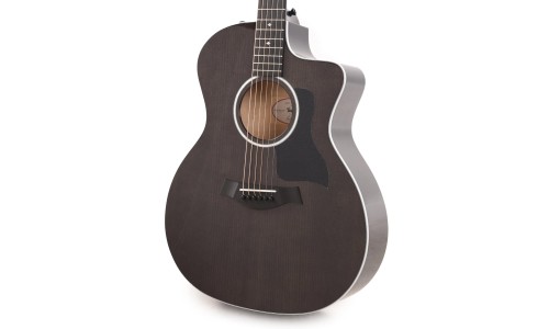 Taylor 214ce DLX LTD Grand Auditorium Acoustic-Electric Guitar - Trans Grey