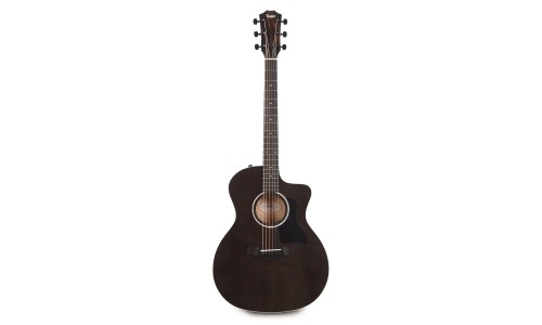 Taylor 214ce DLX LTD Grand Auditorium Acoustic-Electric Guitar - Trans Grey