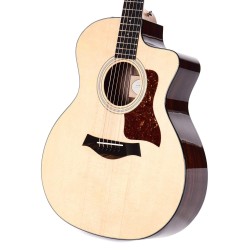 Taylor 214ce Plus Grand Auditorium Acoustic-Electric Guitar Cutaway - Natural