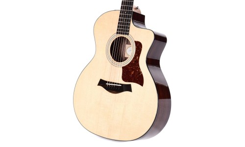 Taylor 214ce Plus Grand Auditorium Acoustic-Electric Guitar Cutaway - Natural