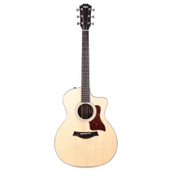 Taylor 214ce Plus Grand Auditorium Acoustic-Electric Guitar Cutaway - Natural