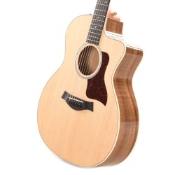 Taylor 214ce-K DLX Grand Auditorium Layered Koa Acoustic-Electric Guitar Cutaway Deluxe - Natural Koa