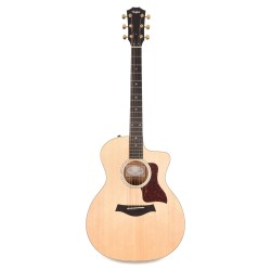 Taylor 214ce-K DLX Grand Auditorium Layered Koa Acoustic-Electric Guitar Cutaway Deluxe - Natural Koa