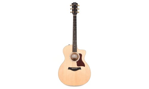 Taylor 214ce-K DLX Grand Auditorium Layered Koa Acoustic-Electric Guitar Cutaway Deluxe - Natural Koa