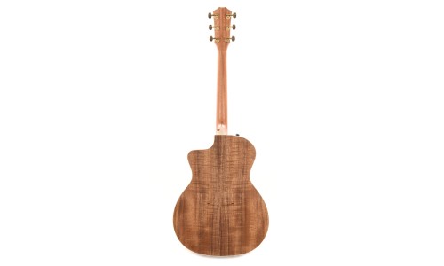 Taylor 214ce-K DLX Grand Auditorium Layered Koa Acoustic-Electric Guitar Cutaway Deluxe - Natural Koa