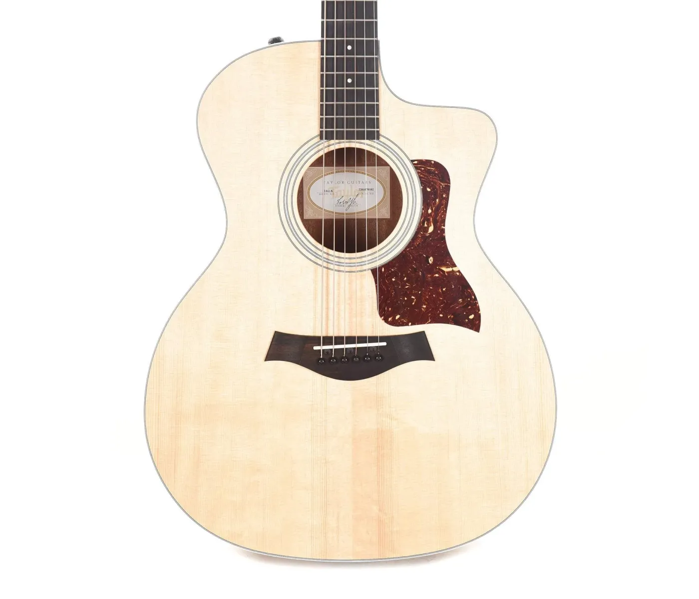 Taylor 214ce-K Grand Auditorium Acoustic-Electric Guitar Cutaway - Natural