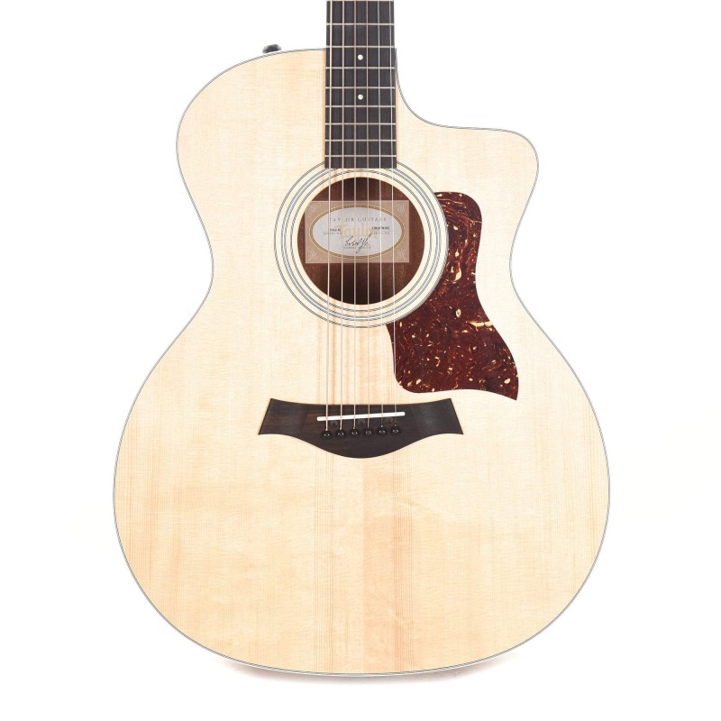 Taylor 214ce-K Grand Auditorium Acoustic-Electric Guitar Cutaway - Natural