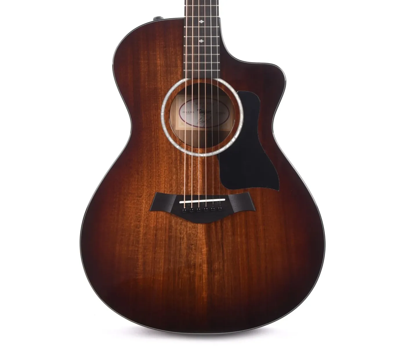 Taylor 222ce-K DLX Grand Concert Acoustic-Electric Guitar - Shaded Edge Burst