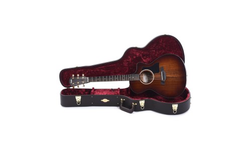 Taylor 222ce-K DLX Grand Concert Acoustic-Electric Guitar - Shaded Edge Burst