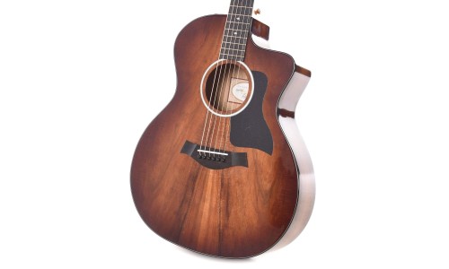 Taylor 224ce-K DLX Grand Auditorium Hawaiian Koa Acoustic-Electric Guitar Cutaway Deluxe - Shaded Edgeburst