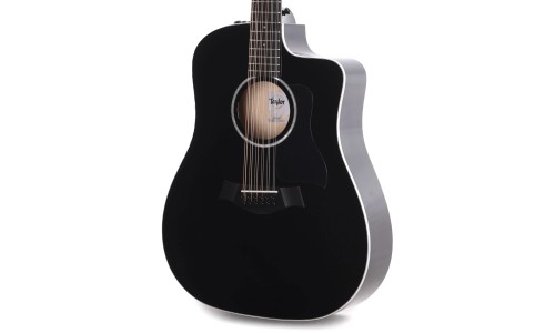 Taylor 250ce-BLK Plus Acoustic Electric Guitar 12 - String - Black