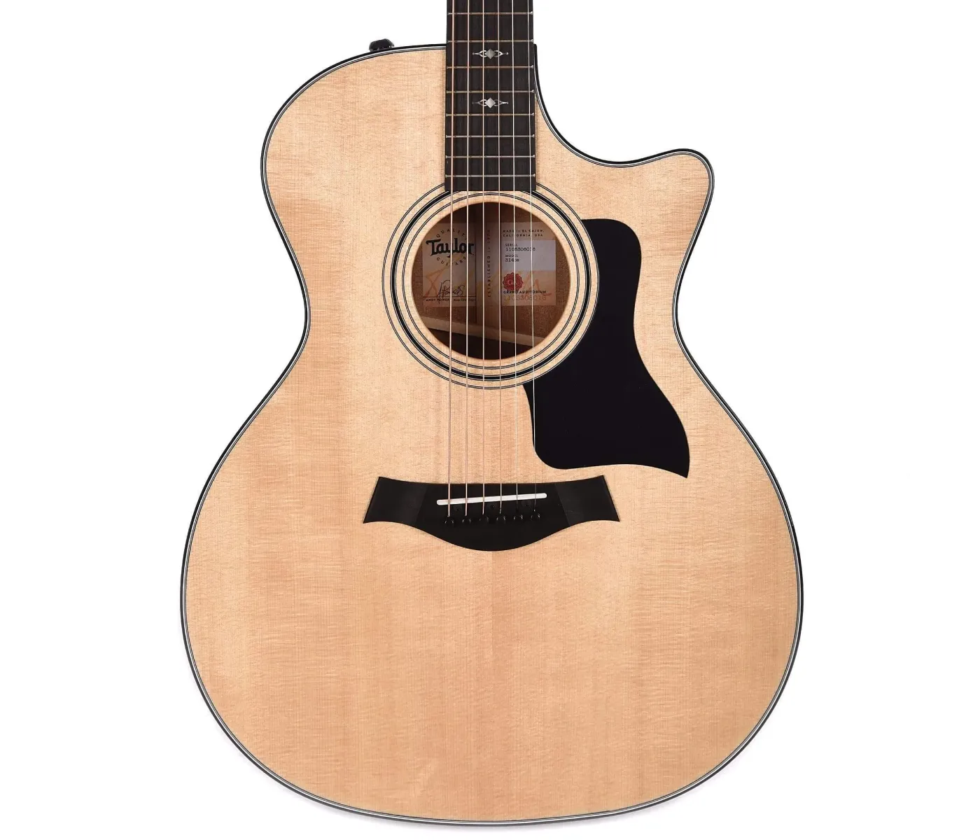 Taylor 314CE-V 314ce Grand Auditorium Sapele Acoustic-Electric Guitar Cutaway V Class Bracing - Natural (PRE ORDER)