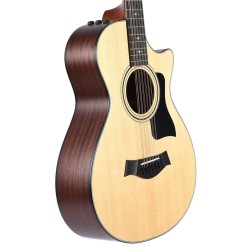 Taylor 352ce 12 String Acoustic Electric Guitar - Natural with Firestripe Pickguard