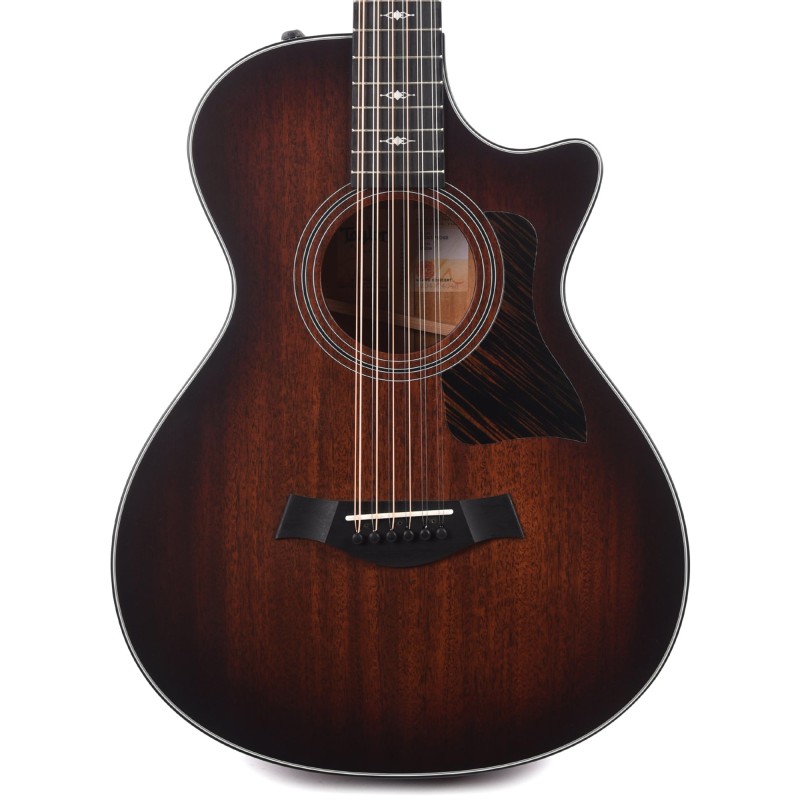 Taylor 362ce-Mah Grand Concert 12 String Acoustic Electric Guitar - Shaded Edgeburst