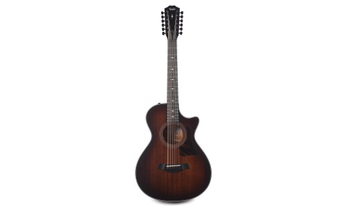 Taylor 362ce-Mah Grand Concert 12 String Acoustic Electric Guitar - Shaded Edgeburst