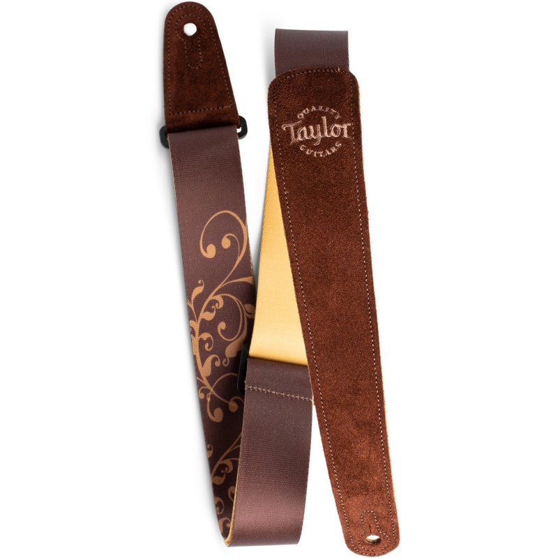 Taylor 4126-20 2-inch Taylor Swift Signature Guitar Strap - Brown