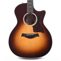 Taylor 414CE-R-TSB Grand Auditorium Spruce/Rosewood Acoustic Guitar Cutaway V Class Bracing -Tobacco Sunburst