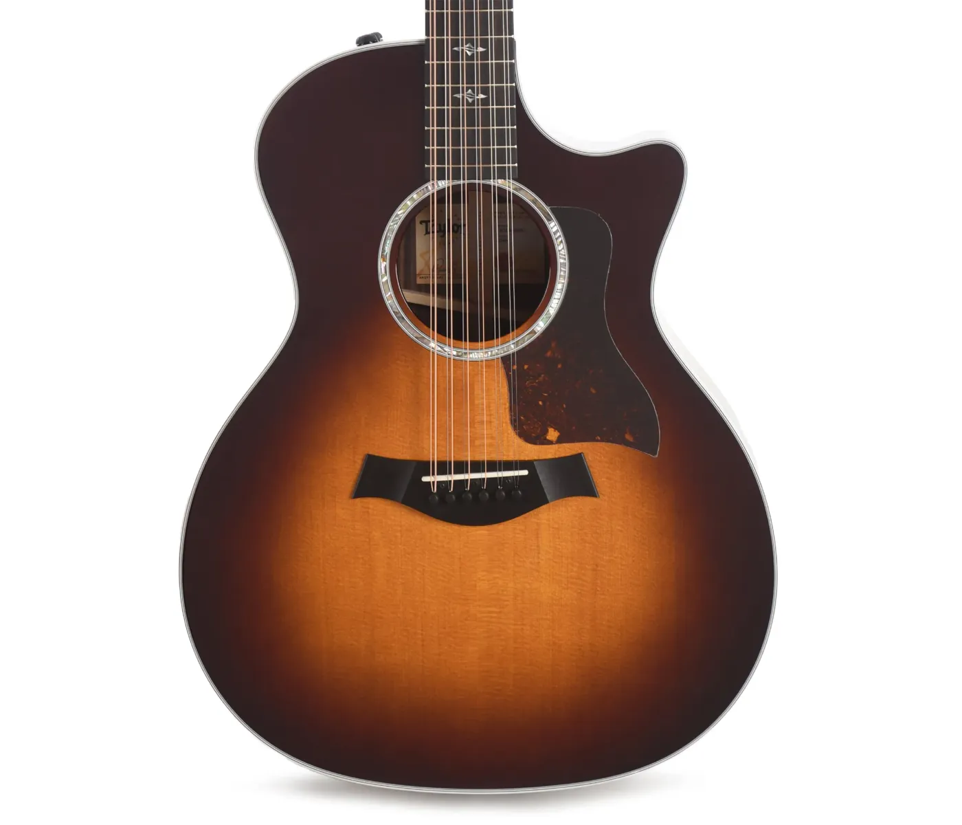 Taylor 454ce Grand Auditorium Acoustic Electric Guitar 12 String - Tobacco Sunburst
