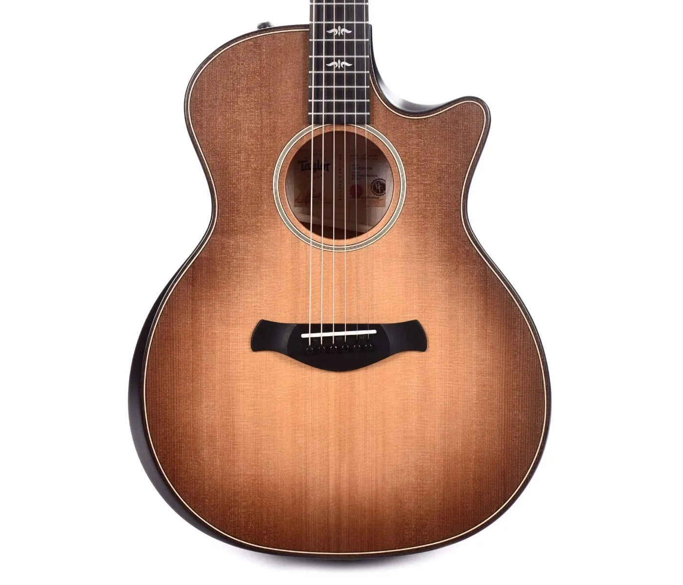 Taylor 614ce WHB Grand Auditorium Builder's Edition Acoustic-Electric Guitar Cutaway V Class Bracing - Wild Honey Burst