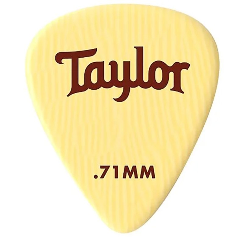 Taylor 70736-6 Premium Ivoroid 351 Guitar Picks 6-pack - Ivory 0.71mm