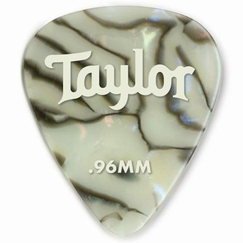 Taylor 80736 Celluloid 351 Guitar Picks 12-pack - Abalone .96mm