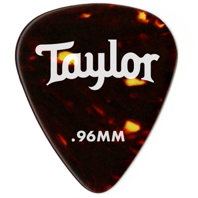 Taylor 80776 Celluloid 351 Guitar Picks 12-pack - Tortoise Shell .96mm