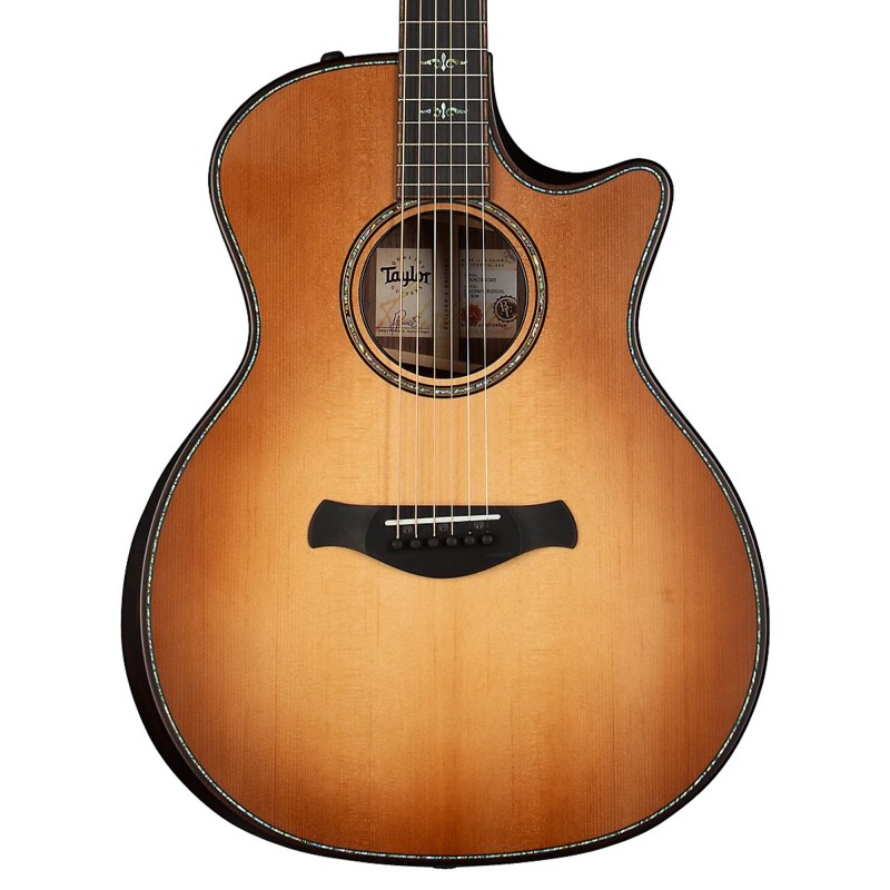 Taylor 914ce-BE-WHB Builder's Edition Acoustic Electric Guitar - Wild Honeyburst