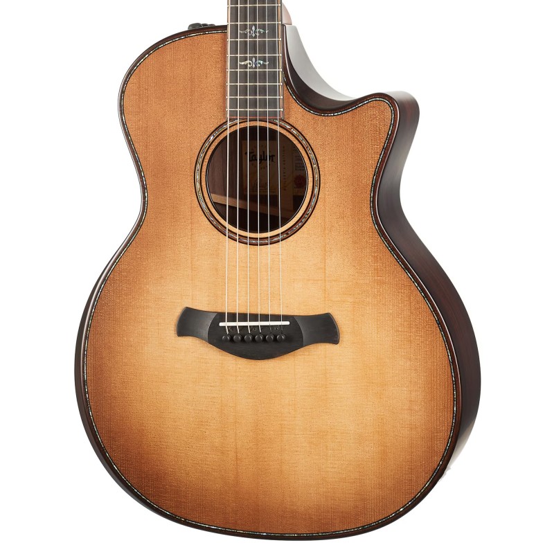 Taylor 914ce-BE-WHB Builder's Edition Acoustic Electric Guitar - Wild Honeyburst