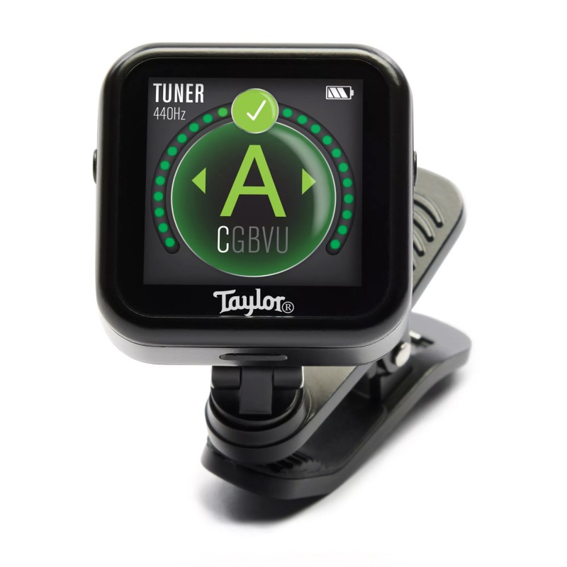 Taylor Beacon Clip-On 5-Way Accessory Tuner, Metronome, Flashlight, Timer And Countdown - Black