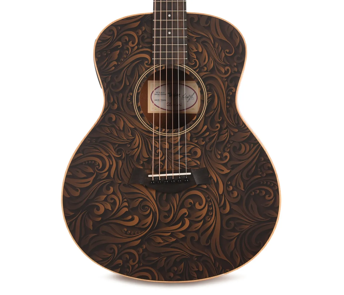 Taylor GS MINI-E-SE-PB Special Edition Acoustic Electric Guitar - Paisley Burst
