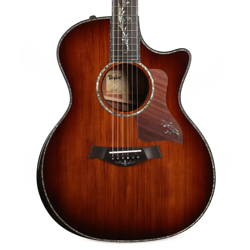 Taylor PS14ce-Ironbark Urban Ironbark Acoustic-Electric Guitar - Tobacco